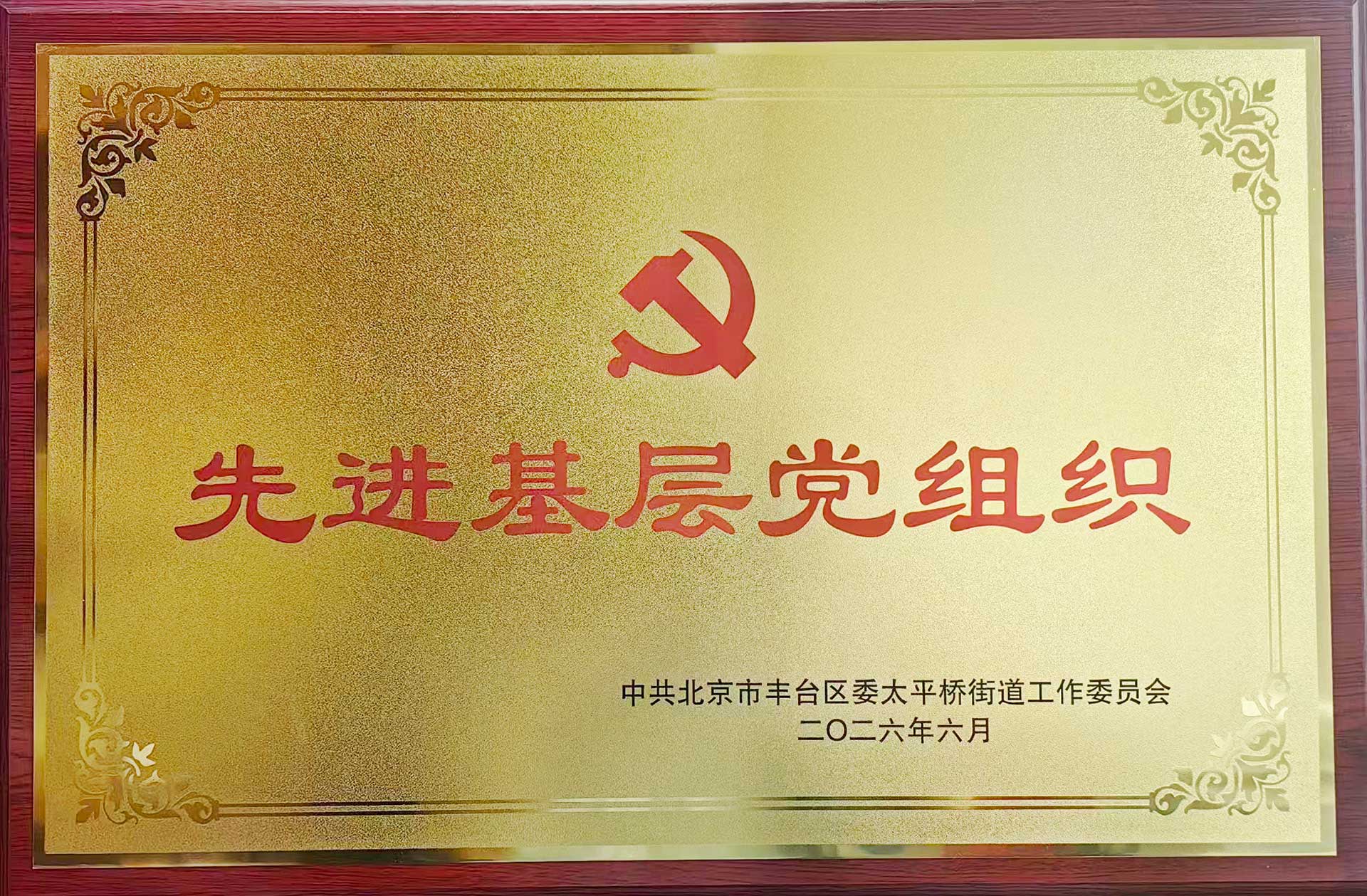喜报｜党建引领践初心 载誉前行庆华诞——MK体育·（国际）官方网站-mksport招标集团党支部获评辖区“优秀基层党组织”